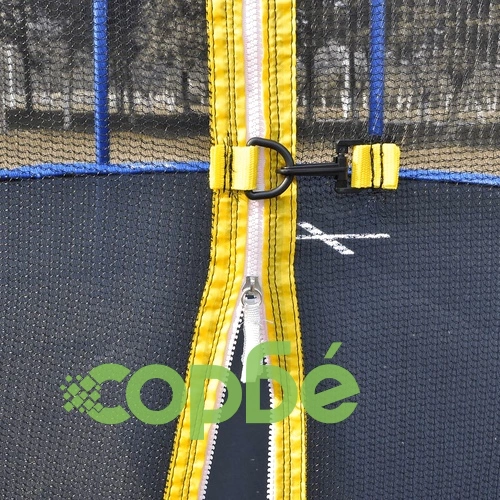 Трамплин с предпазна мрежа, стълба и покривало,  365 см. ➤ топ цена ➤ sorbe.bg