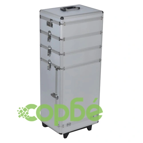 5 в 1 Мултифункционална алуминиева кутия на колела, цвят сребърен ➤ топ цена ➤ sorbe.bg