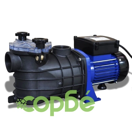 Помпа за басейн, електрическа 500W, синя ➤ топ цена ➤ sorbe.bg