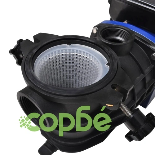 Помпа за басейн, електрическа 500W, синя ➤ топ цена ➤ sorbe.bg