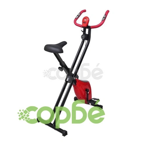 Магнитен велотренажор X-Bike с измерване на пулс, черно-червен ➤ топ цена ➤ sorbe.bg