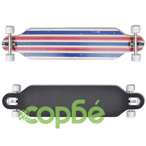 Лонгборд 107 см, 9-пластова кленова дъска, алуминиево шаси 9