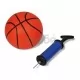 Мини баскетболен кош за закрито в комплект с топка и помпа