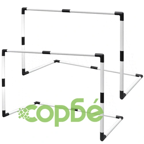 Мини футболни врати за деца, 2 бр, 91,5х48х61 см ➤ топ цена ➤ sorbe.bg