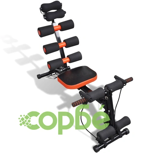 L-образен Тонер за Корем Черно и оранжево 117 x 34 x 96 см ➤ топ цена ➤ sorbe.bg