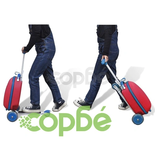 Скутер за деца с куфарче за багаж, червен ➤ топ цена ➤ sorbe.bg