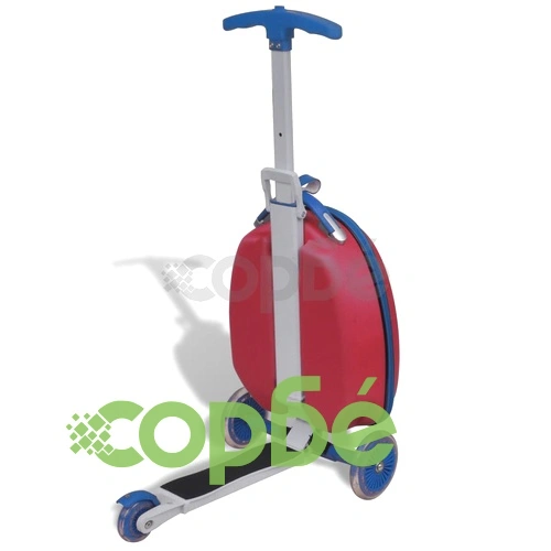 Скутер за деца с куфарче за багаж, червен ➤ топ цена ➤ sorbe.bg