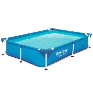 Bestway Steel Pro Басейн със стоманена рамка, 221x150x43 см, 56401