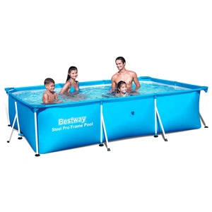 Bestway Steel Pro Правоъгълен басейн рамка стомана 300x201x66 см 56404