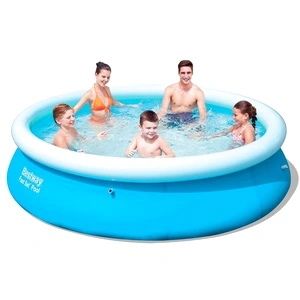 Bestway Fast Set Кръгъл надуваем басейн, 305x76 см, 57266