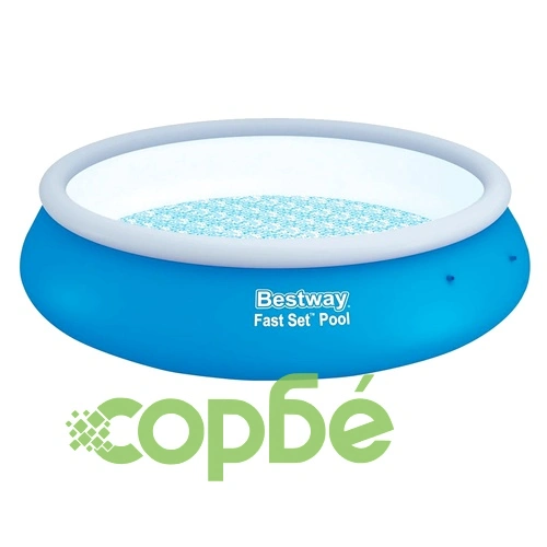 Bestway Fast Set Комплект кръгъл надуваем басейн, 457x122 см, 57289 ➤ топ цена ➤ sorbe.bg
