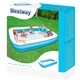 Bestway Надуваем басейн, синьо-бял, 305x183x46 см, 54009