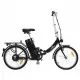 Сгъваем електрически велосипед с литиево-йонна батерия алуминий