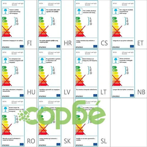 Intex Магнитна LED лампа за стена на басейн 28688 ➤ топ цена ➤ sorbe.bg