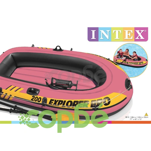 Intex Explorer Pro 200 Надуваема лодки с гребла и помпа 58002NP ➤ топ цена ➤ sorbe.bg