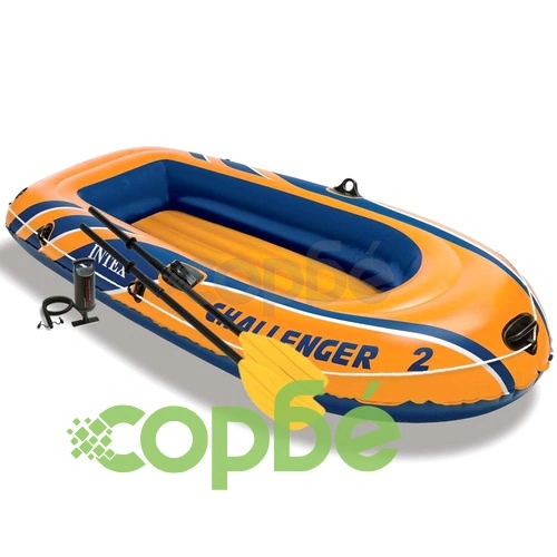 Комплект Intex Challenger за надуваема лодка с гребла и помпа 68367NP ➤ топ цена ➤ sorbe.bg