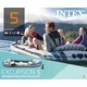Intex Excursion Надуваема лодка с гребла и помпа, 5 части, 68325NP