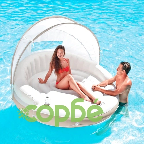 Intex Canopy Island Надуваем остров, 199x150 см, 58292EU ➤ топ цена ➤ sorbe.bg