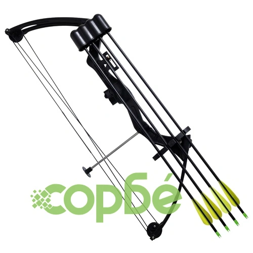 Юношески компаунд лък с аксесоари и алуминиеви стрели ➤ топ цена ➤ sorbe.bg