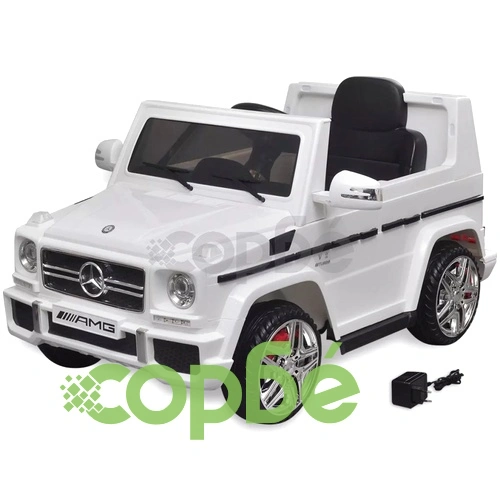 Детски акумулаторен джип Mercedes Benz G65, 2 мотора, бял ➤ топ цена ➤ sorbe.bg