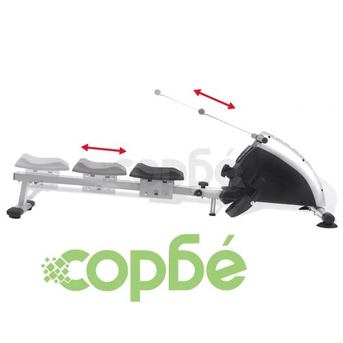 Гребен тренажор, маховик 4,5 кг, магнитна индукция, 8 нива ➤ топ цена ➤ sorbe.bg