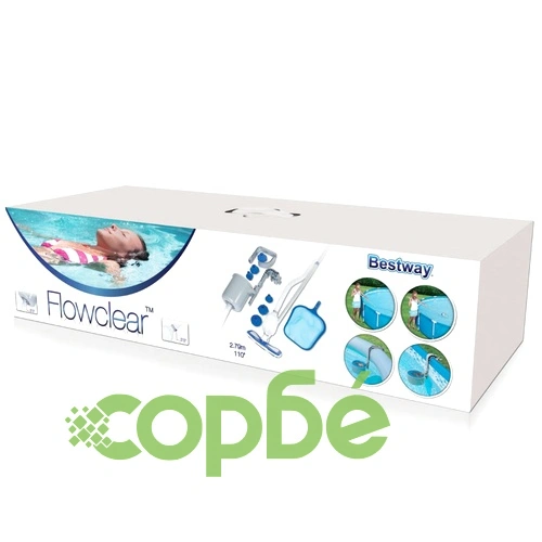 Bestway Flowclear Deluxe Комплект за поддръжка на басейн 58237 ➤ топ цена ➤ sorbe.bg