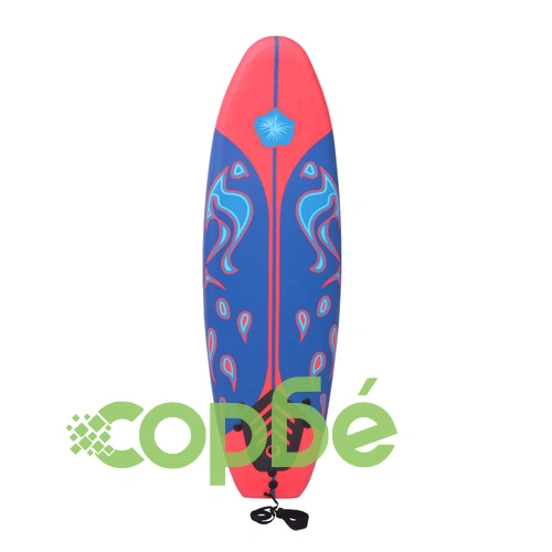 Дъска за сърф, синьо и червено, 170 см ➤ топ цена ➤ sorbe.bg