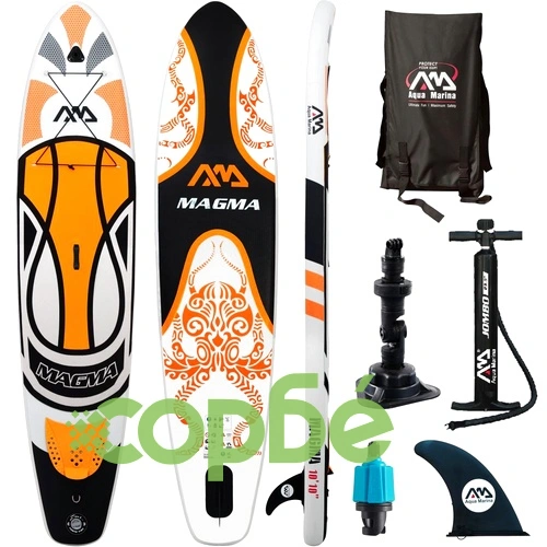 Aqua Marina SUP борд Magma, оранжев, 330x75x15 см ➤ топ цена ➤ sorbe.bg