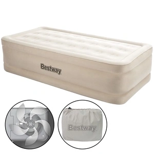 Bestway Надуваемо легло Essence Fortech Twin 191x97x51 см бежово