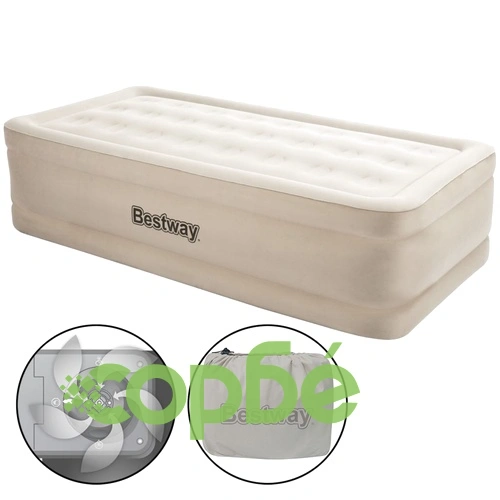 Bestway Надуваемо легло Essence Fortech Twin 191x97x51 см бежово ➤ топ цена ➤ sorbe.bg