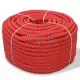 Морско въже, полипропилен, 12 мм, 50 м, червено