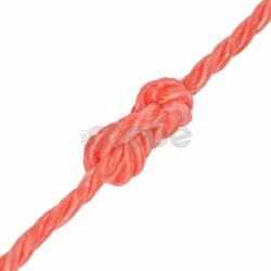 Усукано въже, полипропилен, 10 мм, 100 м, оранжево