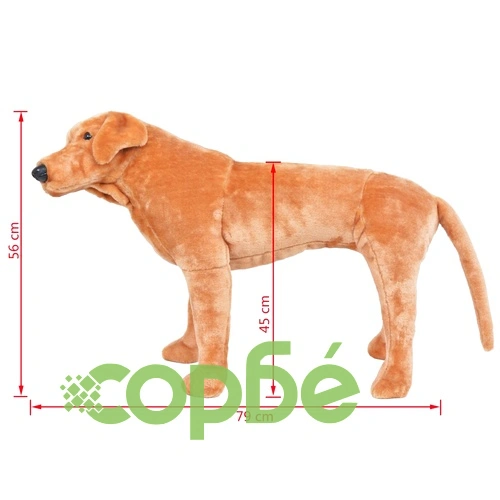 Плюшен лабрадор за яздене светлокафяв XXL ➤ топ цена ➤ sorbe.bg