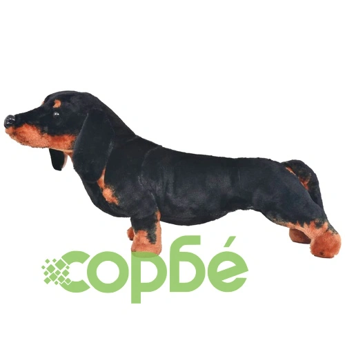 Плюшено куче дакел за яздене черно XXL ➤ топ цена ➤ sorbe.bg