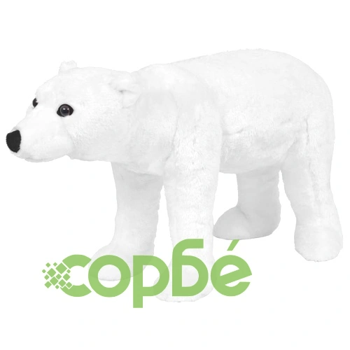 Плюшена детска полярна мечка бяла XXL ➤ топ цена ➤ sorbe.bg