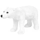 Плюшена детска полярна мечка бяла XXL