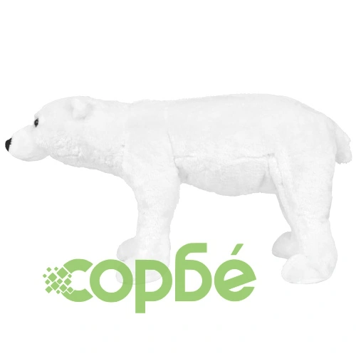 Плюшена детска полярна мечка бяла XXL ➤ топ цена ➤ sorbe.bg