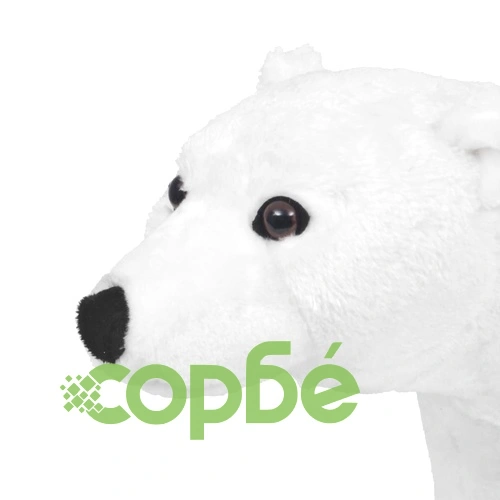 Плюшена детска полярна мечка бяла XXL ➤ топ цена ➤ sorbe.bg