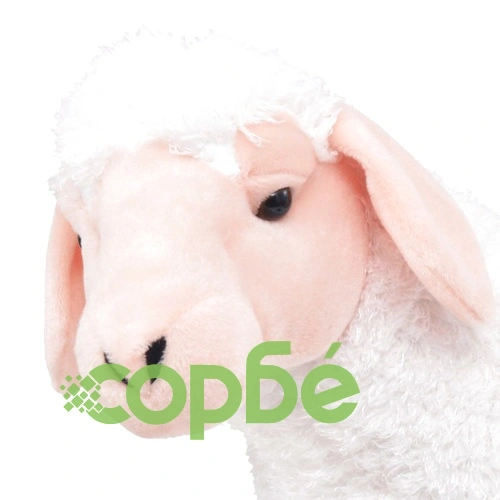 Плюшена детска овца за яздене бяла XXL ➤ топ цена ➤ sorbe.bg