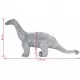 Плюшен детски динозавър брахиозавър за яздене сив XXL