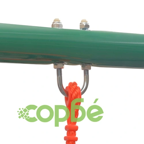 Комплект люлка и пързалка с 3 оранжеви седалки ➤ топ цена ➤ sorbe.bg