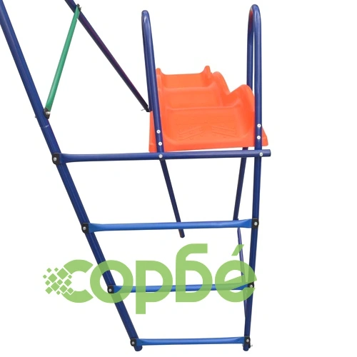 Комплект люлка и пързалка с 3 оранжеви седалки ➤ топ цена ➤ sorbe.bg