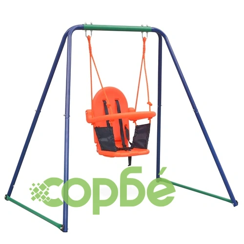 2-в-1 единична люлка и бебешка люлка, оранжево ➤ топ цена ➤ sorbe.bg