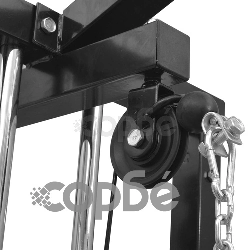 Фитнес кейбъл кросоувър машина, 315 см, черна ➤ топ цена ➤ sorbe.bg