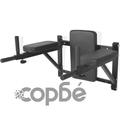 Фитнес тренажор за кофички, стенен монтаж, черен     ➤ топ цена ➤ sorbe.bg