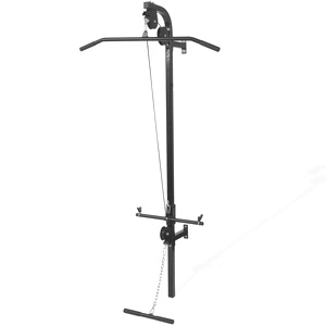 Домашен фитнес уред за монтаж на стена с 2 макари