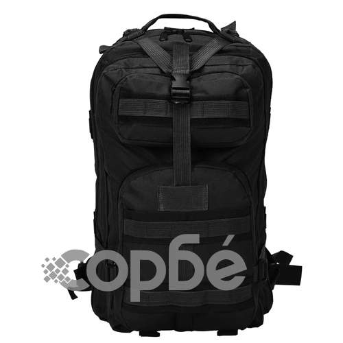 Раница, войнишки стил, 50 л, черна ➤ топ цена ➤ sorbe.bg