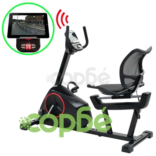 Магнитен легнал велотренажор с измерване на пулс, програмируем ➤ топ цена ➤ sorbe.bg