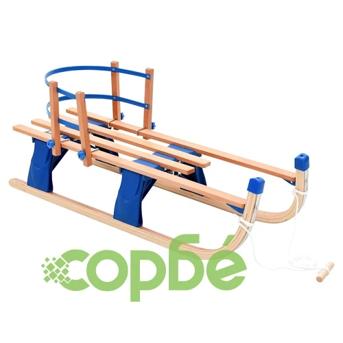 Сгъваема шейна с облегалка, дърво, 119 см ➤ топ цена ➤ sorbe.bg