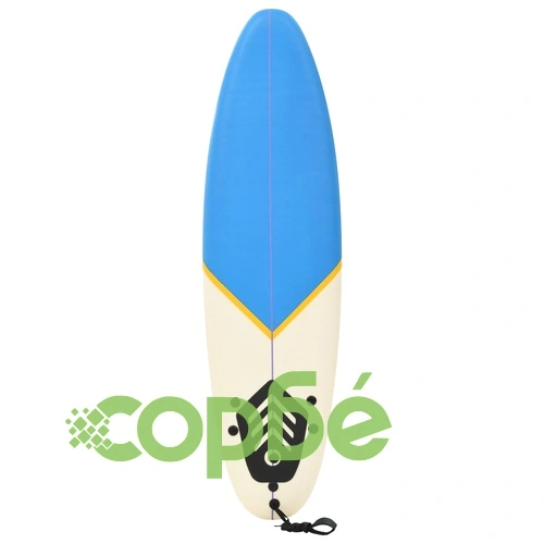 Дъска за сърф, 170 см, синьо и кремаво ➤ топ цена ➤ sorbe.bg